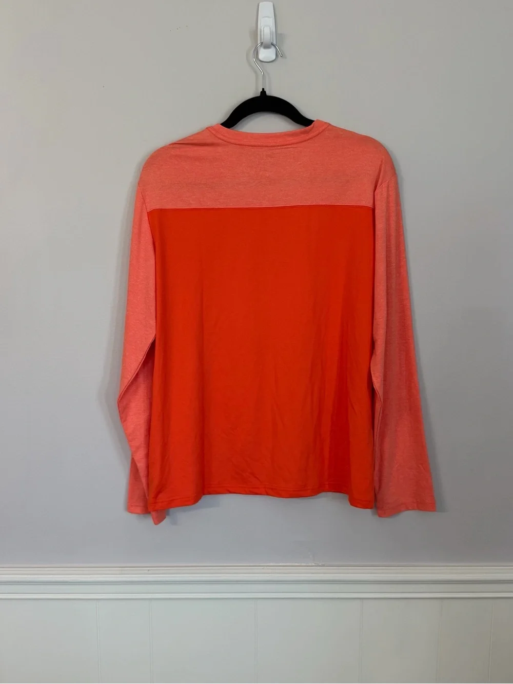 01. Algo Boys Red/Orange Performance Moisture Wicking Shirt Sz XL NWOT